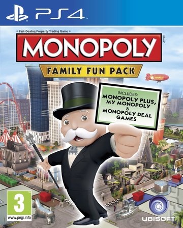 Monopoly Family Fun Pack - PS4 Cover & Box Art