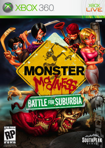 Monster Madness: Battle For Suburbia - Xbox 360 Cover & Box Art