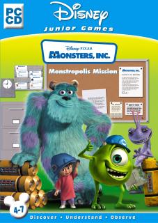 Monsters Inc - Monstropolis Mission - PC Cover & Box Art