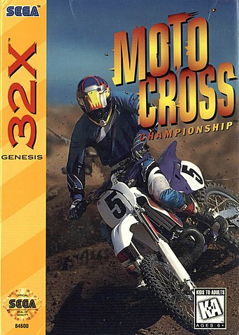 Motocross Championship - Sega 32-X Cover & Box Art