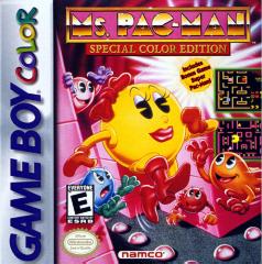 Ms. Pac-Man - Game Boy Cover & Box Art