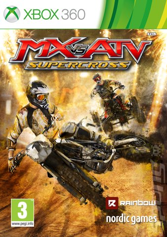 MX vs. ATV: Supercross - Xbox 360 Cover & Box Art