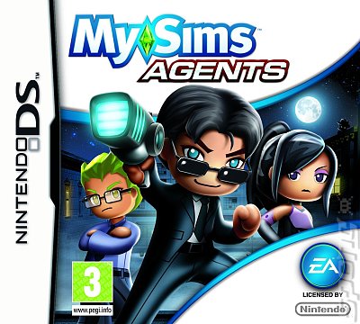 MySims Agents - DS/DSi Cover & Box Art