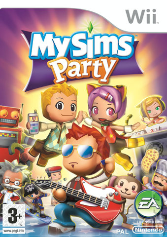MySims Party - Wii Cover & Box Art