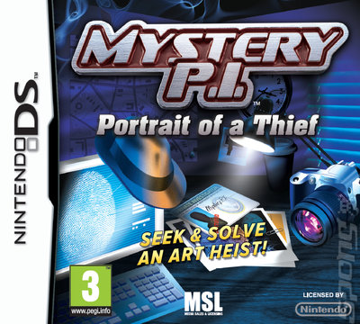 Mystery P.I. Portrait of a Thief - DS/DSi Cover & Box Art