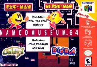 Namco Museum 64 - N64 Cover & Box Art