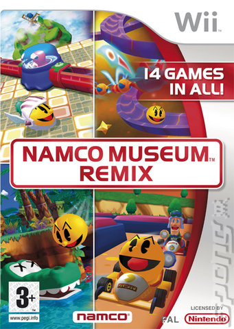 Namco Museum REMIX - Wii Cover & Box Art