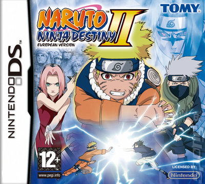 Naruto Ninja Destiny 2 European Version - DS/DSi Cover & Box Art
