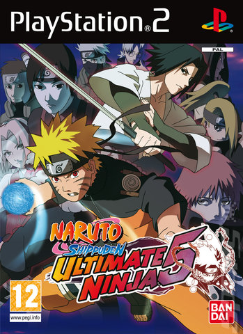 Naruto Shippuden: Ultimate Ninja 5 - PS2 Cover & Box Art