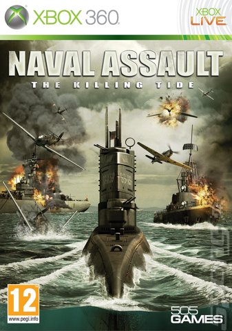 Naval Assault: The Killing Tide - Xbox 360 Cover & Box Art
