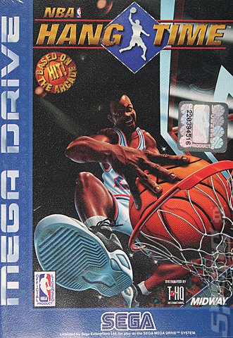 NBA Hang Time - Sega Megadrive Cover & Box Art