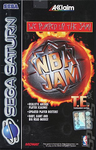 NBA Jam Tournament Edition - Saturn Cover & Box Art
