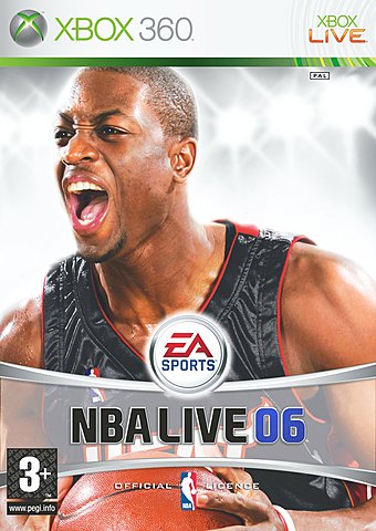 NBA Live 06 - Xbox 360 Cover & Box Art