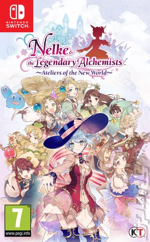 Nelke & the Legendary Alchemists: Ateliers of the New World - Switch Cover & Box Art