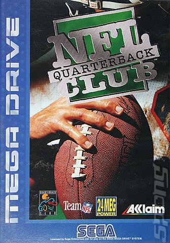NFL Quarterback Club - Sega Megadrive Cover & Box Art