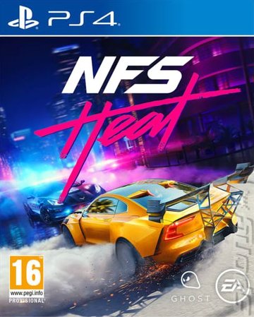 NFS Heat - PS4 Cover & Box Art
