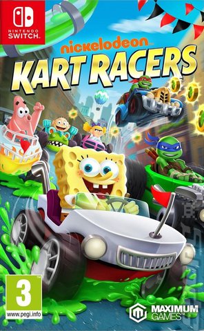 Nickelodeon Kart Racers - Switch Cover & Box Art