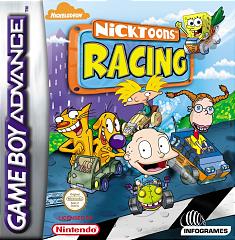 Nicktoons Racing - GBA Cover & Box Art