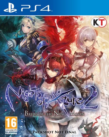 Nights of Azure 2: Bride of the New Moon - PS4 Cover & Box Art