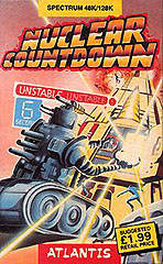 Nuclear Countdown - Spectrum 48K Cover & Box Art