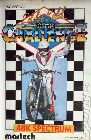 Official Eddie Kidd Jump Challenge,  The - Spectrum 48K Cover & Box Art