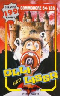 Olli and Lissa: The Ghost of Shilmoore Castle - C64 Cover & Box Art