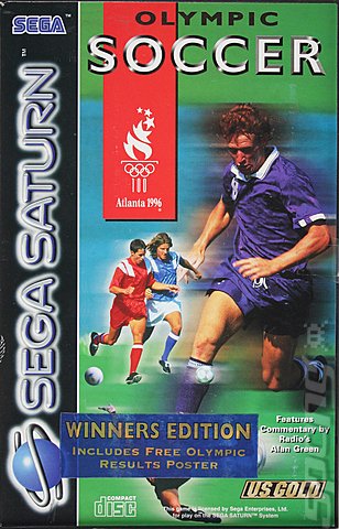 Olympic Soccer - Saturn Cover & Box Art