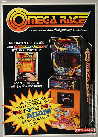 Omega Race - Colecovision Cover & Box Art