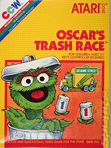 Oscar's Trash Race - Atari 2600/VCS Cover & Box Art