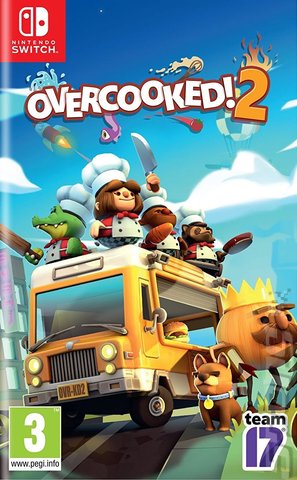 Overcooked 2 - Switch Cover & Box Art
