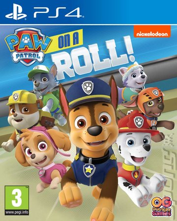 PAW Patrol: On a Roll - PS4 Cover & Box Art