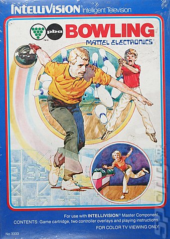 PBA Bowling - Intellivision Cover & Box Art
