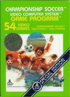 Pele's Championship Soccer - Atari 2600/VCS Cover & Box Art