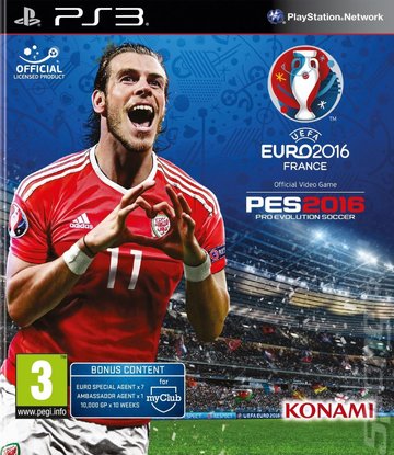 PES 2016: Pro Evolution Soccer - PS3 Cover & Box Art