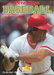 Pete Rose Baseball - Atari 2600/VCS Cover & Box Art