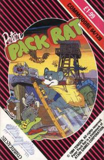 Peter Pack Rat - C64 Cover & Box Art