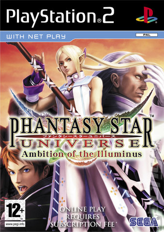 Phantasy Star Universe: Ambition Of The Illuminus - PS2 Cover & Box Art