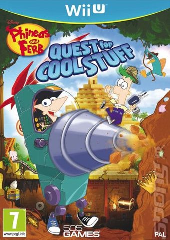 Phineas and Ferb: Quest for Cool Stuff - Wii U Cover & Box Art