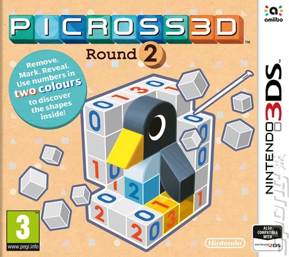 Picross 3D: Round 2 - 3DS/2DS Cover & Box Art