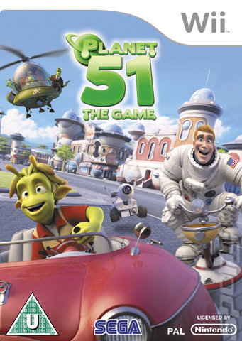 Planet 51: The Game - Wii Cover & Box Art
