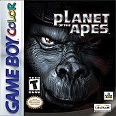 Planet of the Apes - Game Boy Color Cover & Box Art