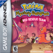 Pokemon Mystery Dungeon: Red Rescue Team - GBA Cover & Box Art