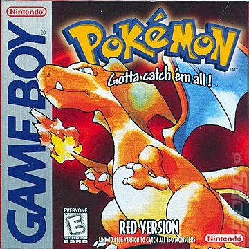 Pokemon Red - Game Boy Cover & Box Art