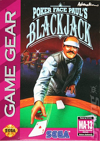 Poker Face Paul's Blackjack - Game Gear Cover & Box Art