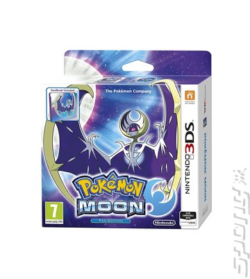Pok�mon Moon - 3DS/2DS Cover & Box Art