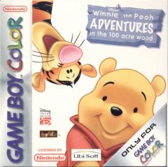 Pooh Adventure In 100 Acre Wood - Game Boy Color Cover & Box Art