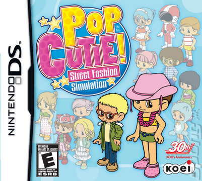 Pop Cutie! Street Fashion Simulation - DS/DSi Cover & Box Art