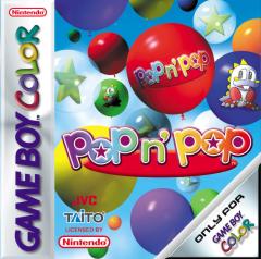 Pop n' Pop - Game Boy Color Cover & Box Art