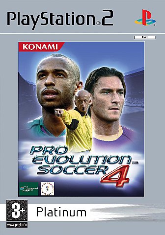 Pro Evolution Soccer 4 - PS2 Cover & Box Art