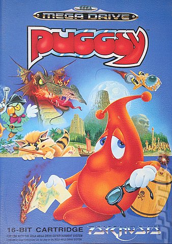 Puggsy - Sega Megadrive Cover & Box Art